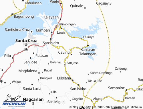 MICHELIN Cavinti map - ViaMichelin