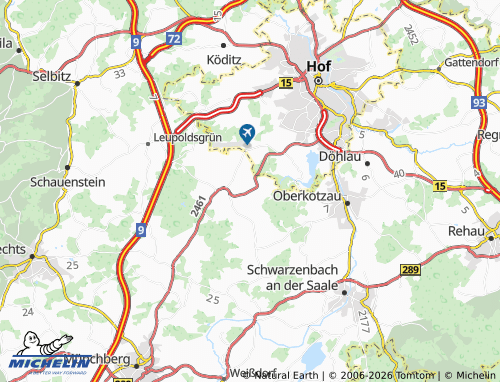 MICHELIN Martinsreuth map - ViaMichelin