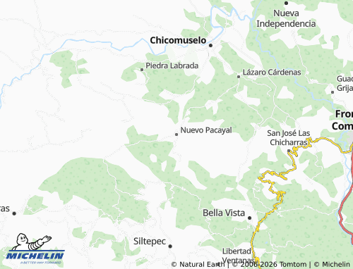MICHELIN Nuevo Pacayal map - ViaMichelin