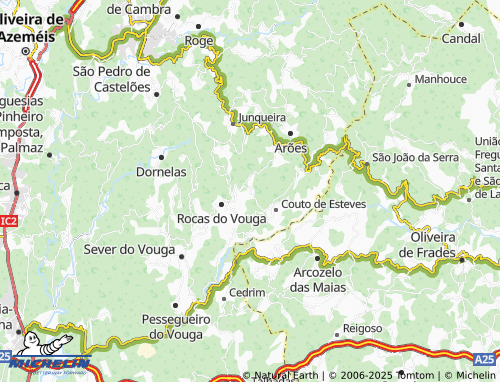 MICHELIN Catives map - ViaMichelin