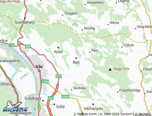 Mapa MICHELIN Rád - ViaMichelin