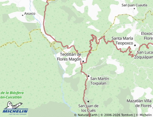 MICHELIN Titlacuautitla map - ViaMichelin