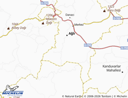 Mappa MICHELIN Adalar - ViaMichelin