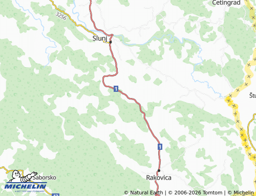 Mapa MICHELIN Broćanac - ViaMichelin