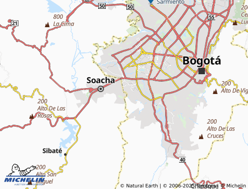 MICHELIN Oasis Cazuca map - ViaMichelin