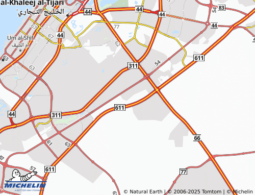MICHELIN Wadi Al Safa 5 map - ViaMichelin