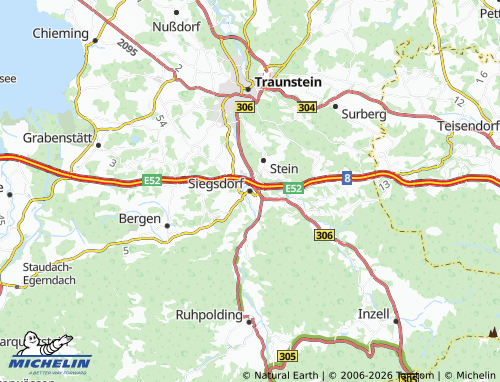 Mapa MICHELIN Siegsdorf - ViaMichelin