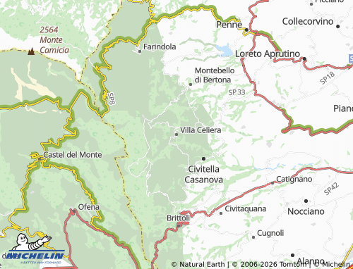 Mapa MICHELIN Villa Celiera - ViaMichelin