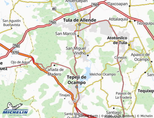 Mapa MICHELIN Monte Alegre - ViaMichelin