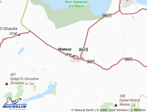 Mappa MICHELIN Matir - ViaMichelin