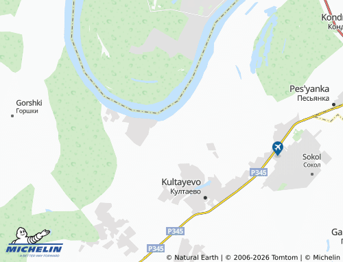 MICHELIN-Landkarte Fedotovo - ViaMichelin