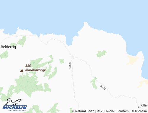 MICHELIN-Landkarte Ballycastle - ViaMichelin