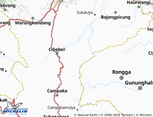 MICHELIN Girimulya map - ViaMichelin