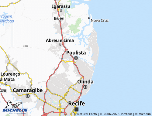 MICHELIN Paulista map - ViaMichelin