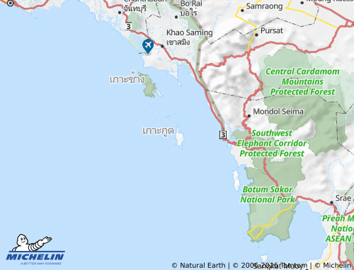 Mapa MICHELIN Amphoe Ko Kut - ViaMichelin