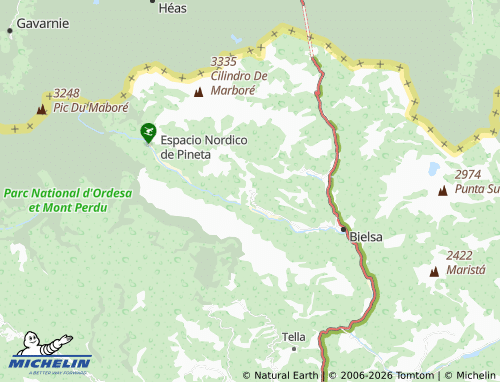 MICHELIN Espierba map - ViaMichelin