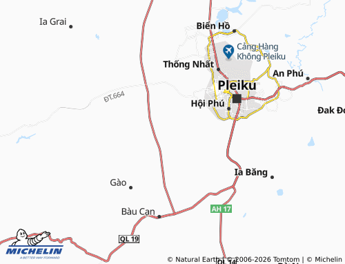 Mapa MICHELIN Diên Phú - ViaMichelin