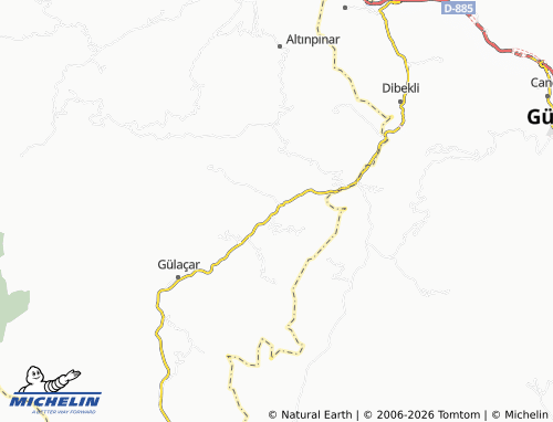 MICHELIN İnkılap map - ViaMichelin