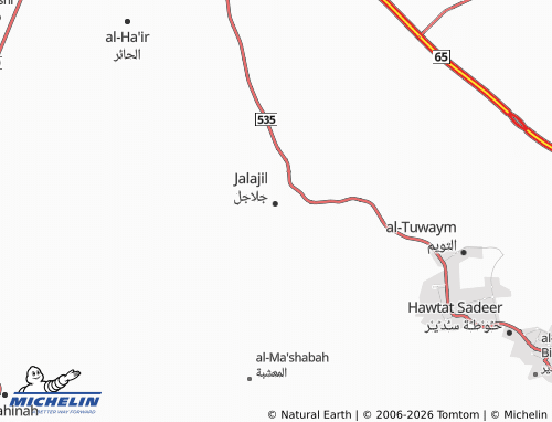 Carte MICHELIN al-Samariyyah - ViaMichelin