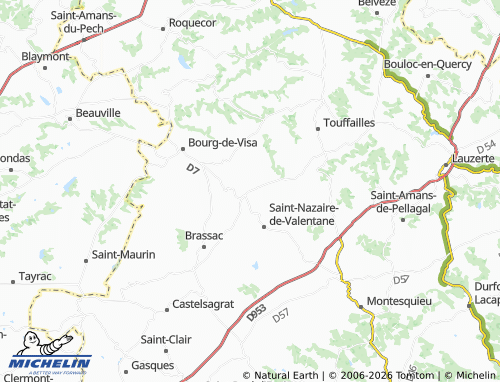 Mappa MICHELIN Fauroux - ViaMichelin