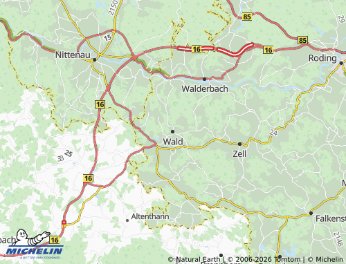 Carte MICHELIN Wald - ViaMichelin