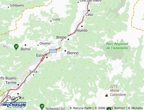 MICHELIN Prestine map - ViaMichelin