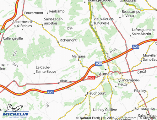 Mapa MICHELIN Marques - ViaMichelin