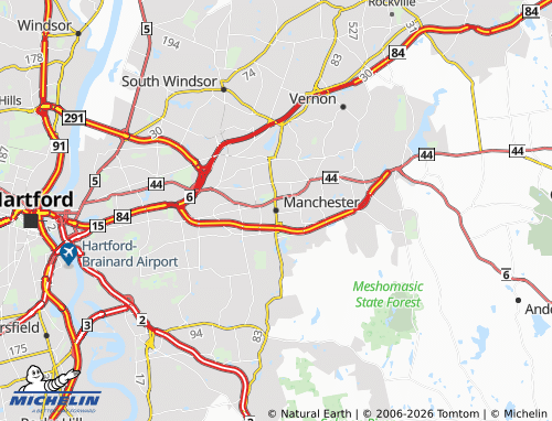Mappa MICHELIN Manchester - ViaMichelin
