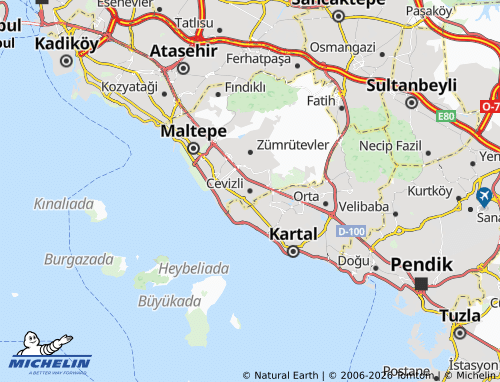 MICHELIN Cevizli map - ViaMichelin
