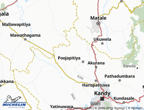 MICHELIN Wewala map - ViaMichelin