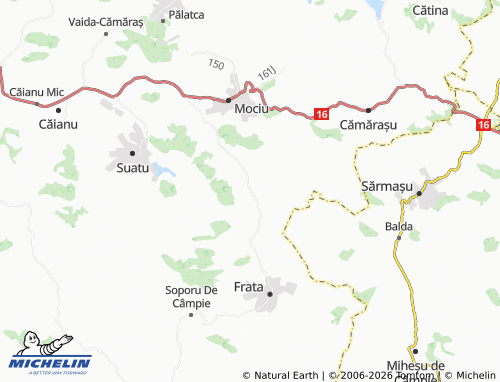 Mappa MICHELIN Crișeni - ViaMichelin