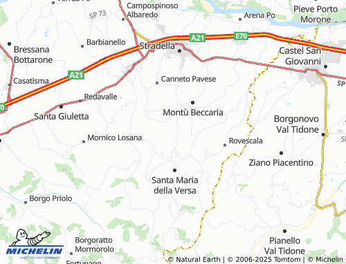 Carte MICHELIN Ca' del Moro - ViaMichelin