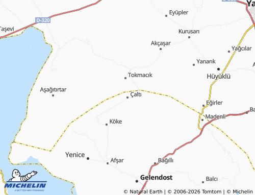 Mappa MICHELIN Çaltı - ViaMichelin
