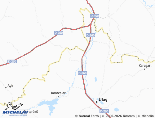 MICHELIN Yukarı Ada map - ViaMichelin