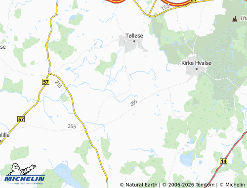 Mappa MICHELIN Kirke Eskilstrup - ViaMichelin
