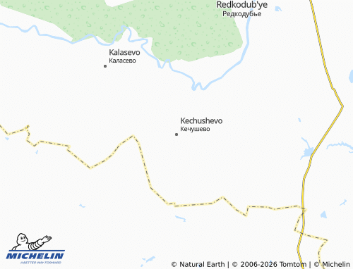MICHELIN-Landkarte Kechushevo - ViaMichelin