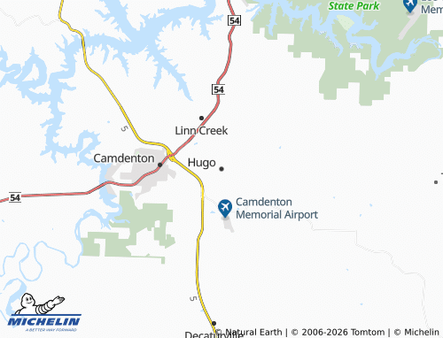 Mappa MICHELIN Hugo - ViaMichelin