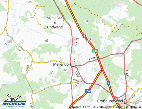 MICHELIN Hellendorf map - ViaMichelin