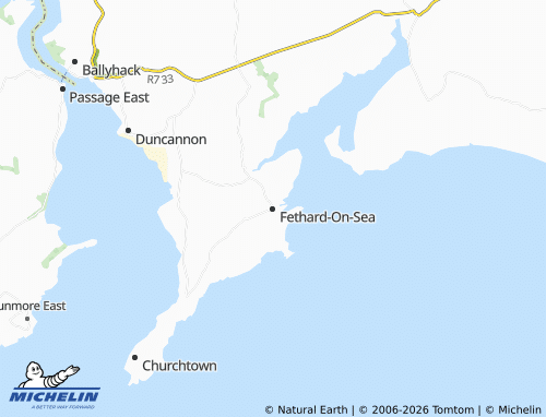 MICHELIN-Landkarte Fethard-On-Sea - ViaMichelin