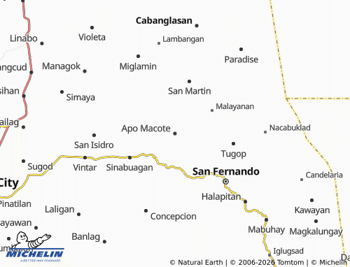 MICHELIN Apo Macote map - ViaMichelin