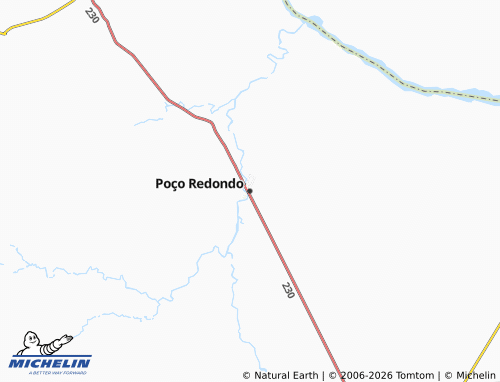 Mappa MICHELIN Poço Redondo - ViaMichelin