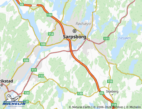 Mappa MICHELIN Årum - ViaMichelin