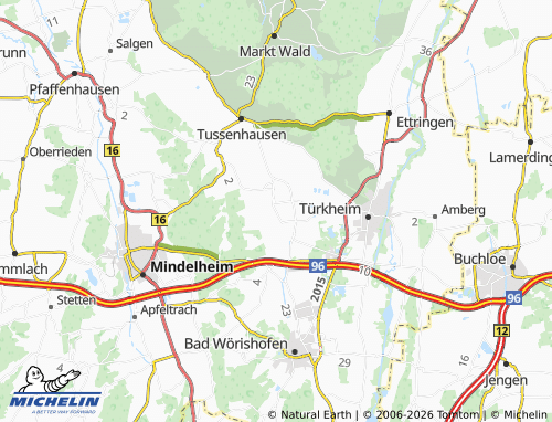 Mappa MICHELIN Rammingen - ViaMichelin