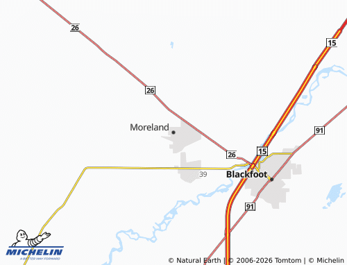 Mappa MICHELIN Moreland - ViaMichelin