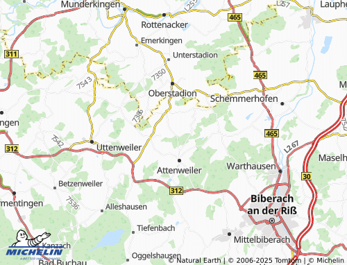 Carte MICHELIN Hausen - ViaMichelin