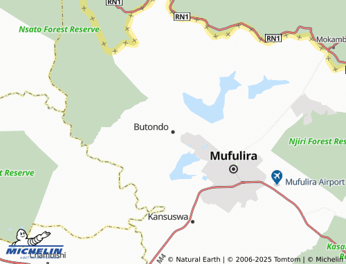 MICHELIN Butondo map - ViaMichelin