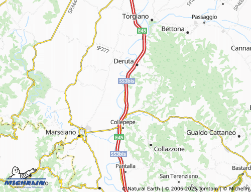 MICHELIN Casalina map - ViaMichelin