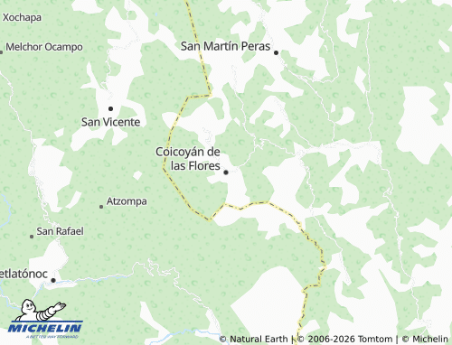 Mappa MICHELIN Coicoyán de las Flores - ViaMichelin
