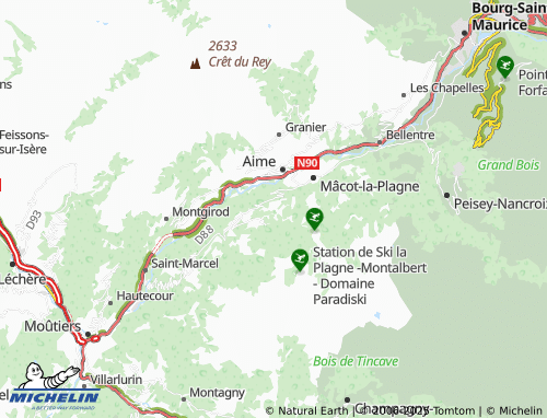 Carte MICHELIN Montvilliers - ViaMichelin