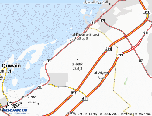 Mapa MICHELIN al-Rafa - ViaMichelin
